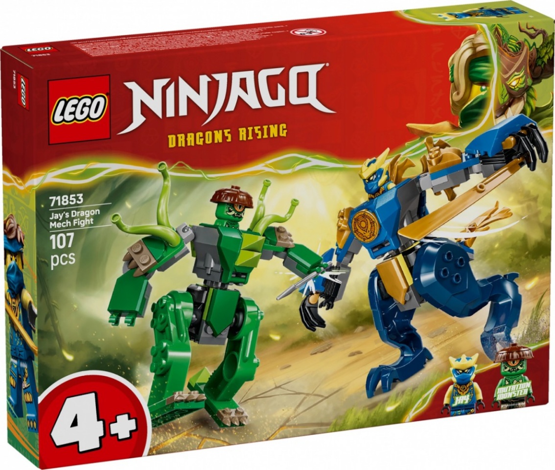 LEGO klotsid 71853 Ninjago Duell mit Jays Drachen-Mech