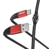 Hama laadimiskaabel Cable "Extreme" USB-A/USB-C 1.5m, must/punane