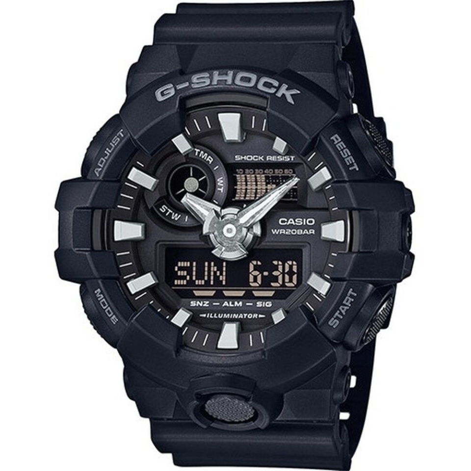 Casio G-Shock meeste kell GA-700-1BER must (Ø 49 mm) (Ø 53 mm)