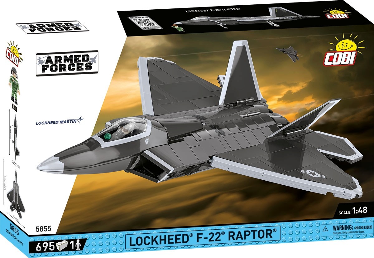 Cobi klotsid Blocks Armed Forces Lockheed F-22 Raptor