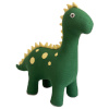 Crochetts pehme mänguasi AMIGURUMIS MAXI roheline Dinosaurus 78x103x29cm
