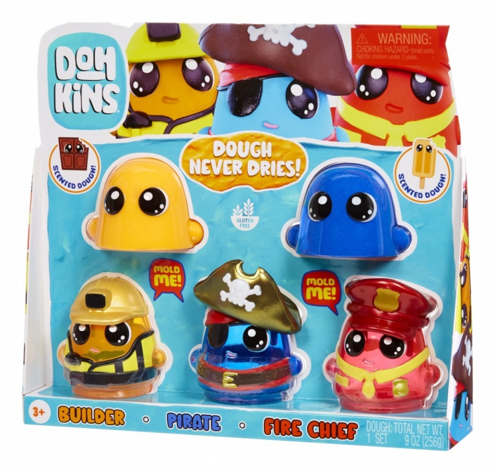 MGA Plastic mass DohKins Hero Pack