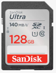 SanDisk mälukaart 128GB SDXC Ultra UHS-I U1 Class10 140 MB/s