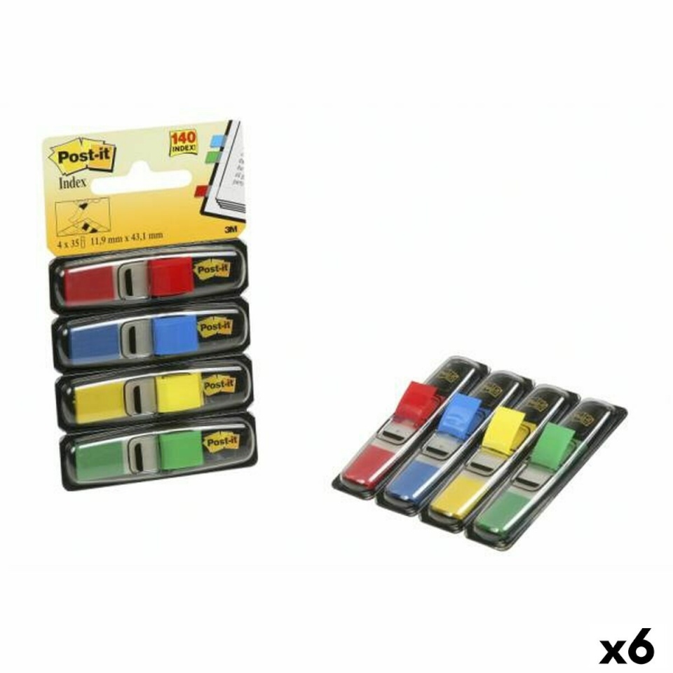 Post-it Kleebitavate märkmepaberite komplekt 683-4 mitmevärviline 12x43.1 mm 6tk