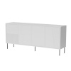Cama Meble puhvetkapp 4D ABI chest of drawers 200x45x88 matt valge