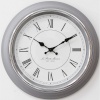 Mebus seinakell 12966 Quartz Wall Clock, hõbedane