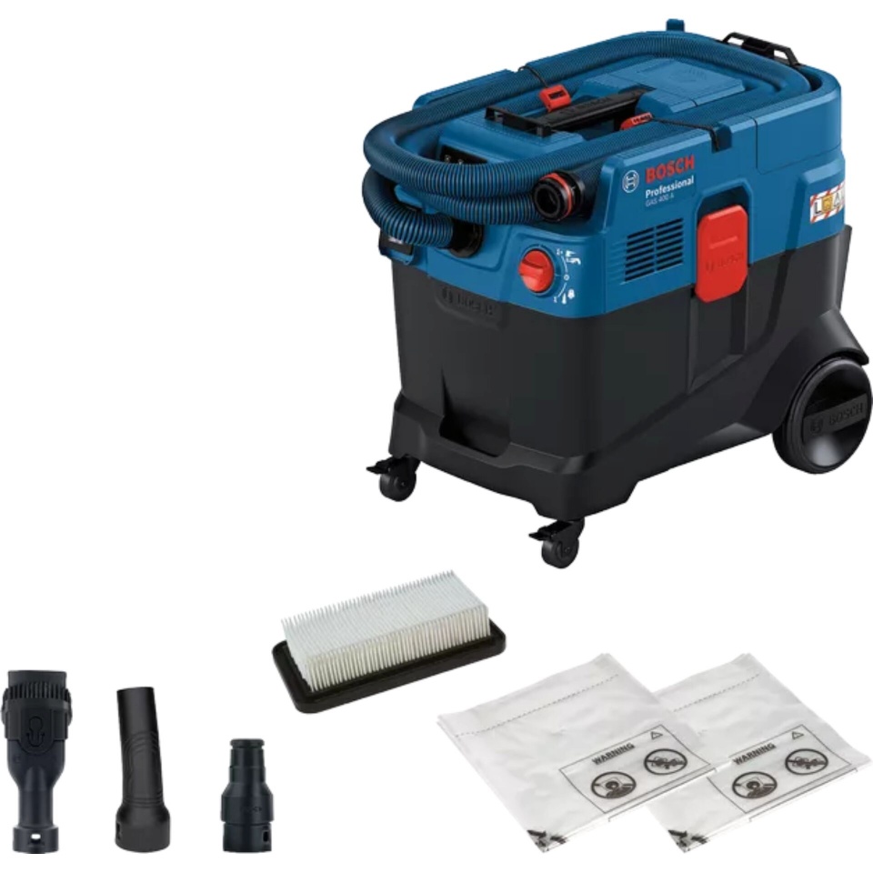 Bosch vee- ja tolmuimeja GAS 400 A Professional Vacuum Cleaner, tumesinine/must