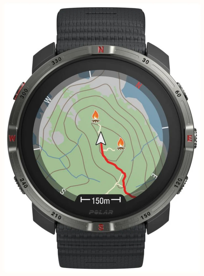 Polar pulsikell GRIT X2 S-L, Night Black must