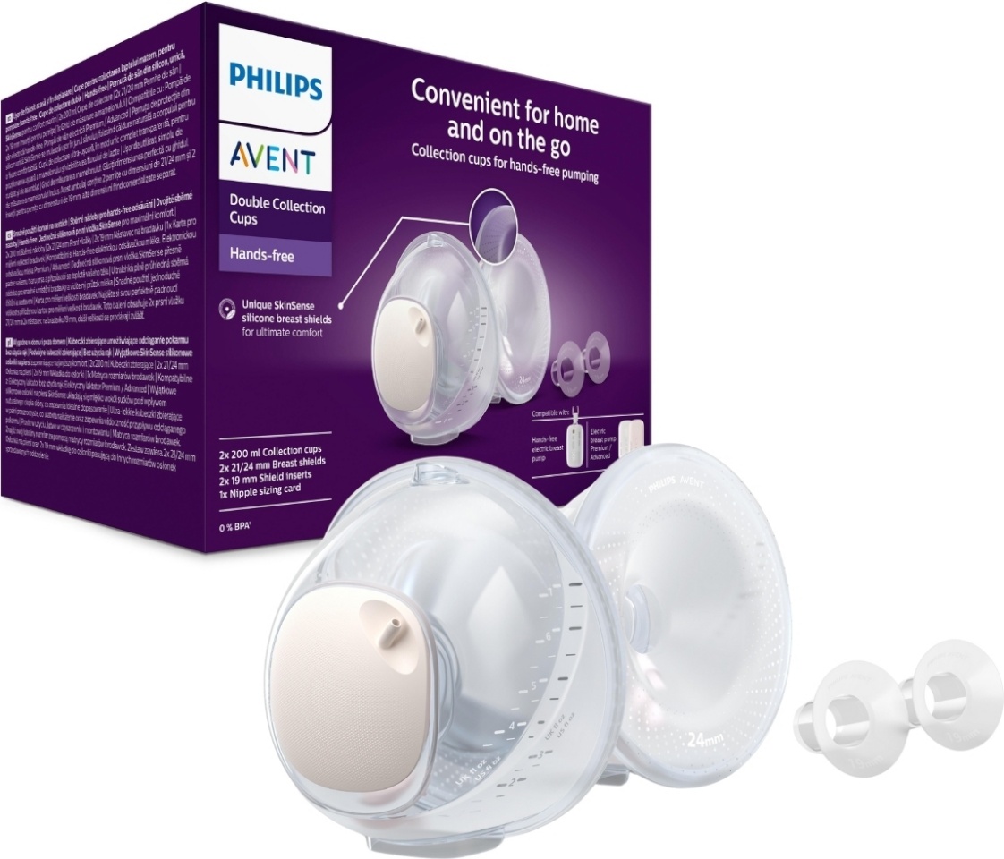 Philipsi rinnapump Avent SCF439/01 Käed-vabad kogumistopsid, 2 tk.
