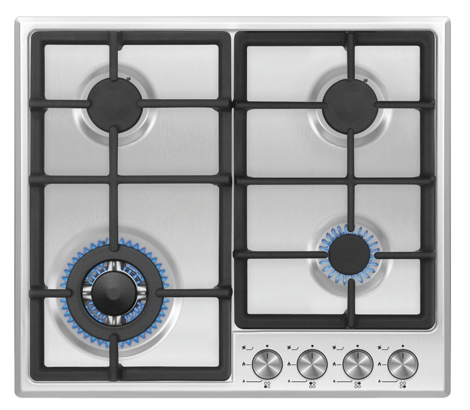 Kluge gaasipliidiplaat KPG6000X Gas Hob, roostevaba teras