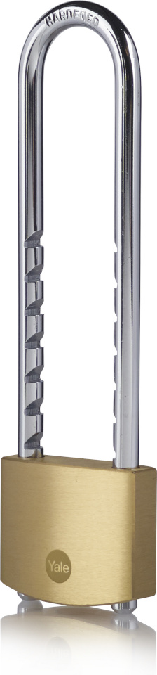 Yale messingist tabalukk eemaldatava seekliga, 50 mm