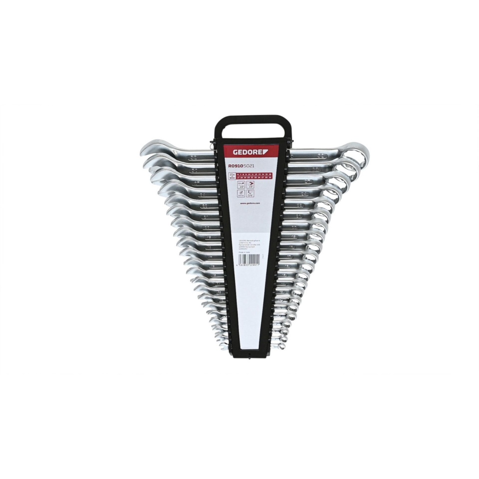 GEDORE punane Combination Spanner Set 6-32mm 21-osaline