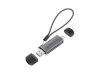 Conceptronic mälukaardilugeja Card Reader USB-C/USB-A -> Micro SD/TF sw