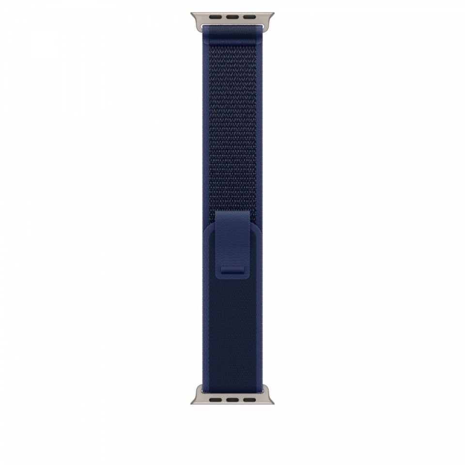 Apple kellarihm Watch Blue Trail Loop 49 mm - S/M - Natural Titanium Finish