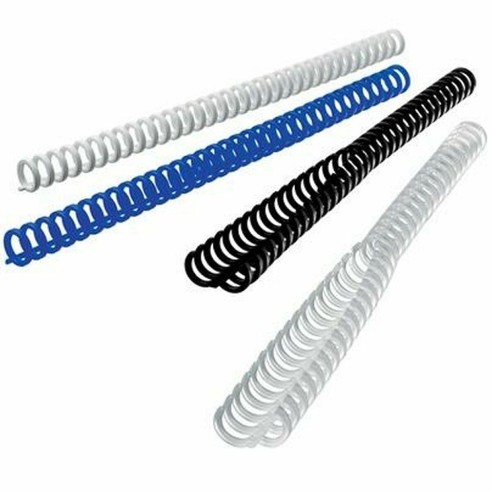 GBC Sidumisspiraalid valge polüpropüleen Plastmass 50tk