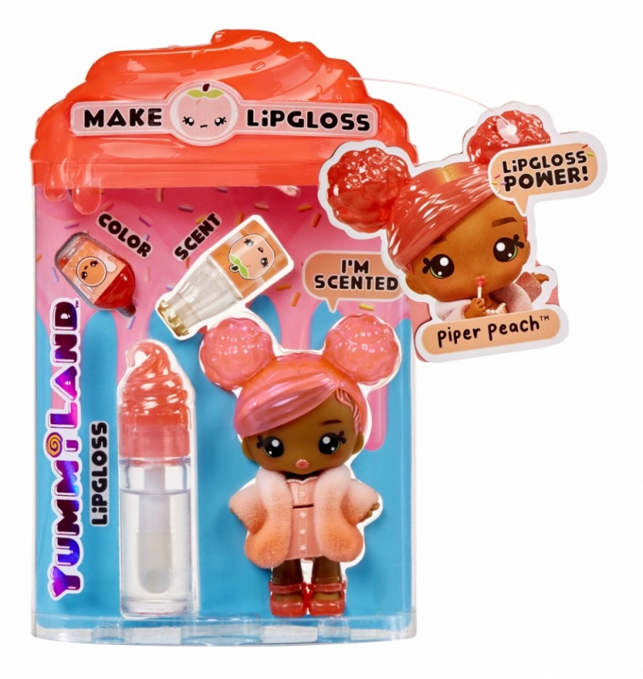 Mga mängunukk Doll Yummiland Lipgloss Piper Peach