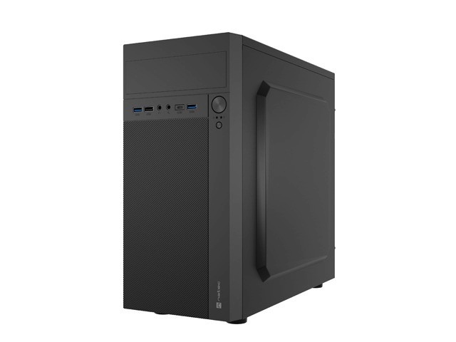Natec korpus PC Case Helix USB-C MATX Mini Tower must
