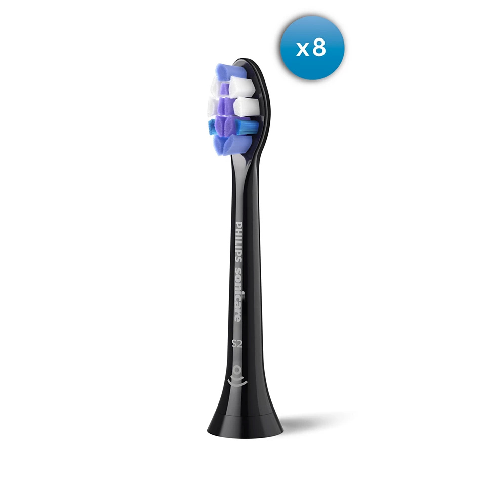 Philips lisaharjad HX6058/88 Sonicare Sensitive, 8tk, must