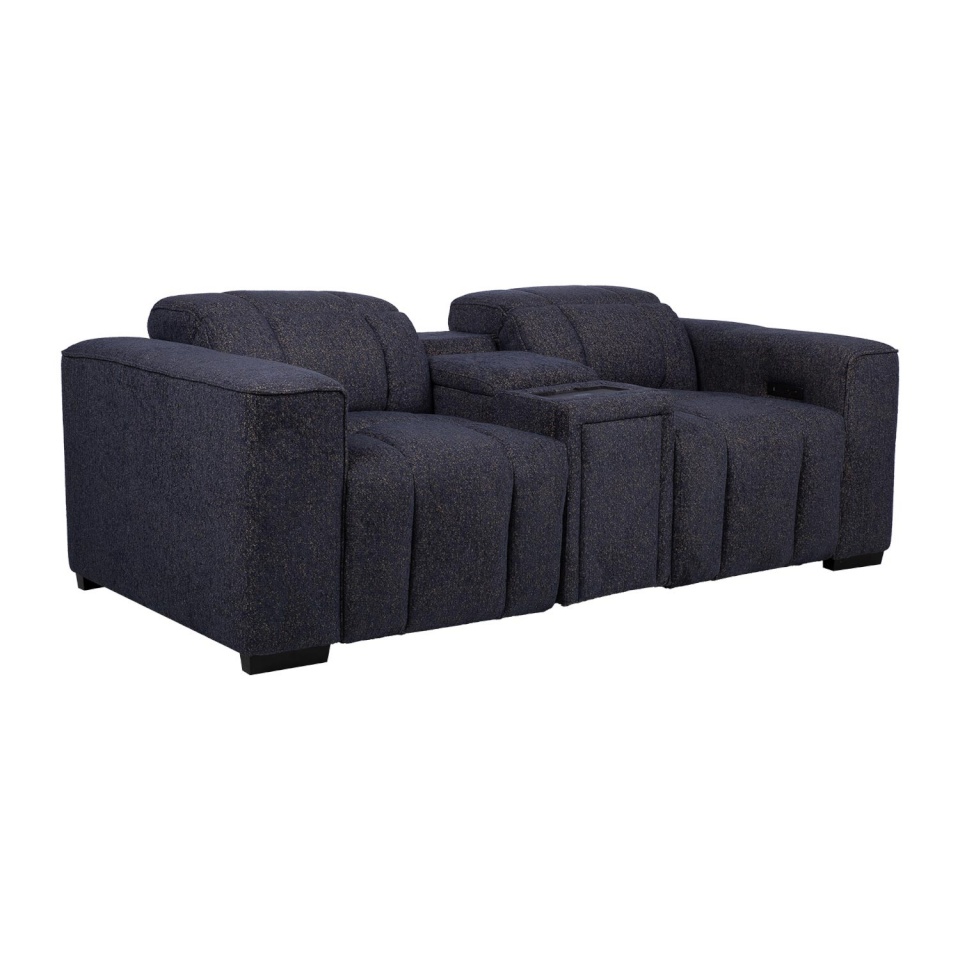 H4Y diivan HUB, 209x103x73/97cm, tumesinine