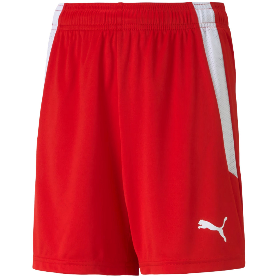 Lühikesed püksid Kids Puma Teamliga punane 704931 01 116cm