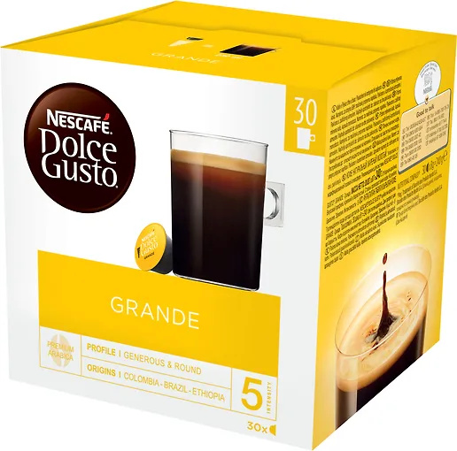 Nescafe kohvikapslid Dolce Gusto Grande Aroma, 30tk
