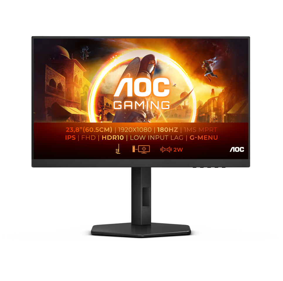 AOC monitor 27G4X 180Hz FHD 1ms HAS HDR10