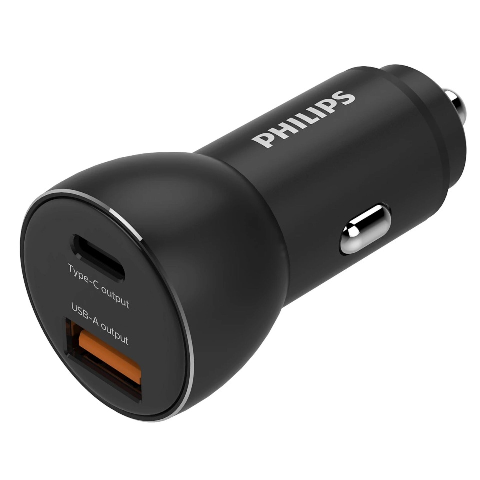 Philips laadija Car Charger 36W with 1 USB-A + USB C