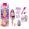 Mattel Barbie Party Unboxed Haustier Geburtstag Serie - lila Kleid