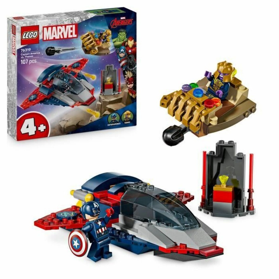 Lego klotsid konstruktor 76319 Captain America VS Thanos 107-osaline
