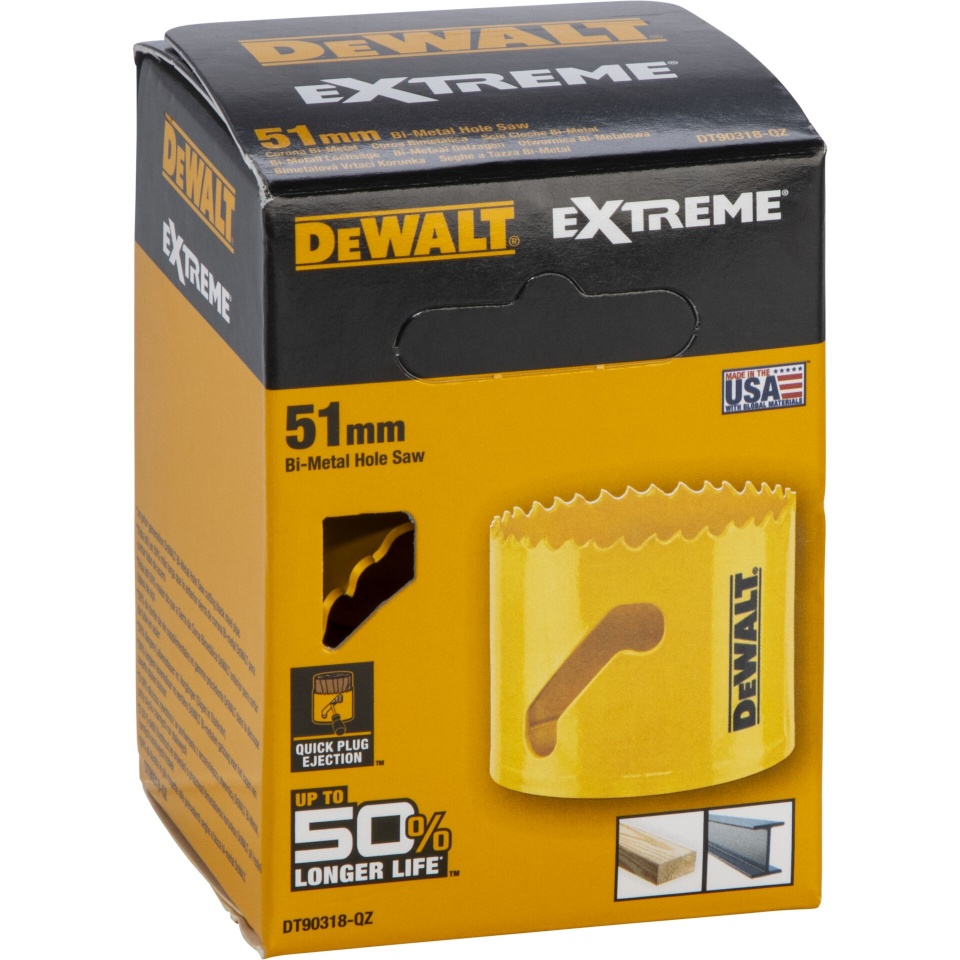 DeWalt augusaag DT90318-QZ Lochsäge 51mm