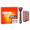Gillette raseerija Fusion5 Power + 12 tera, must