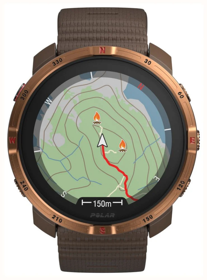 Polar pulsikell GRIT X2 S-L, Brown Copper pruun