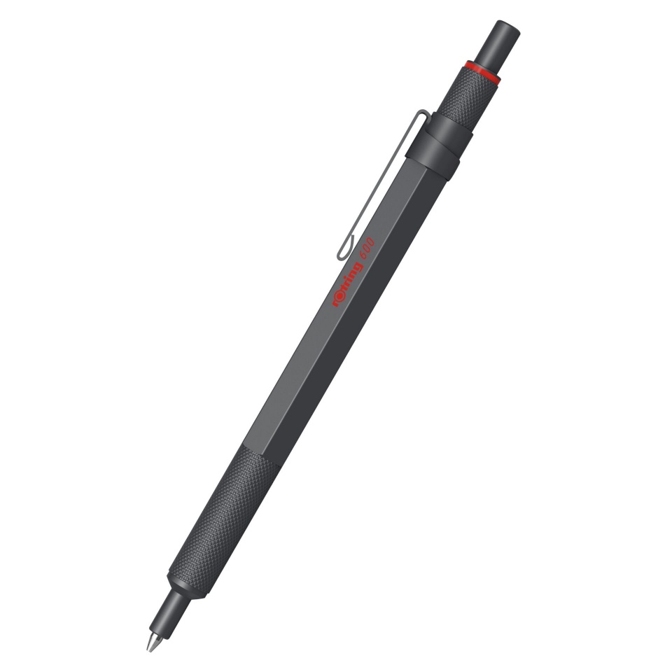 Rotring kirjutusvahend 600 Dark Stone Ballpoint Pen, must