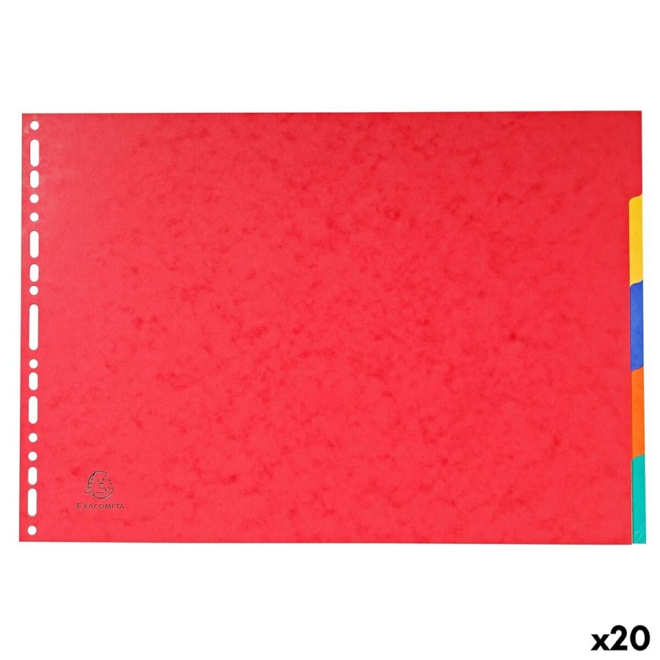 Exacompta Eraldajad mitmevärviline A3 20tk