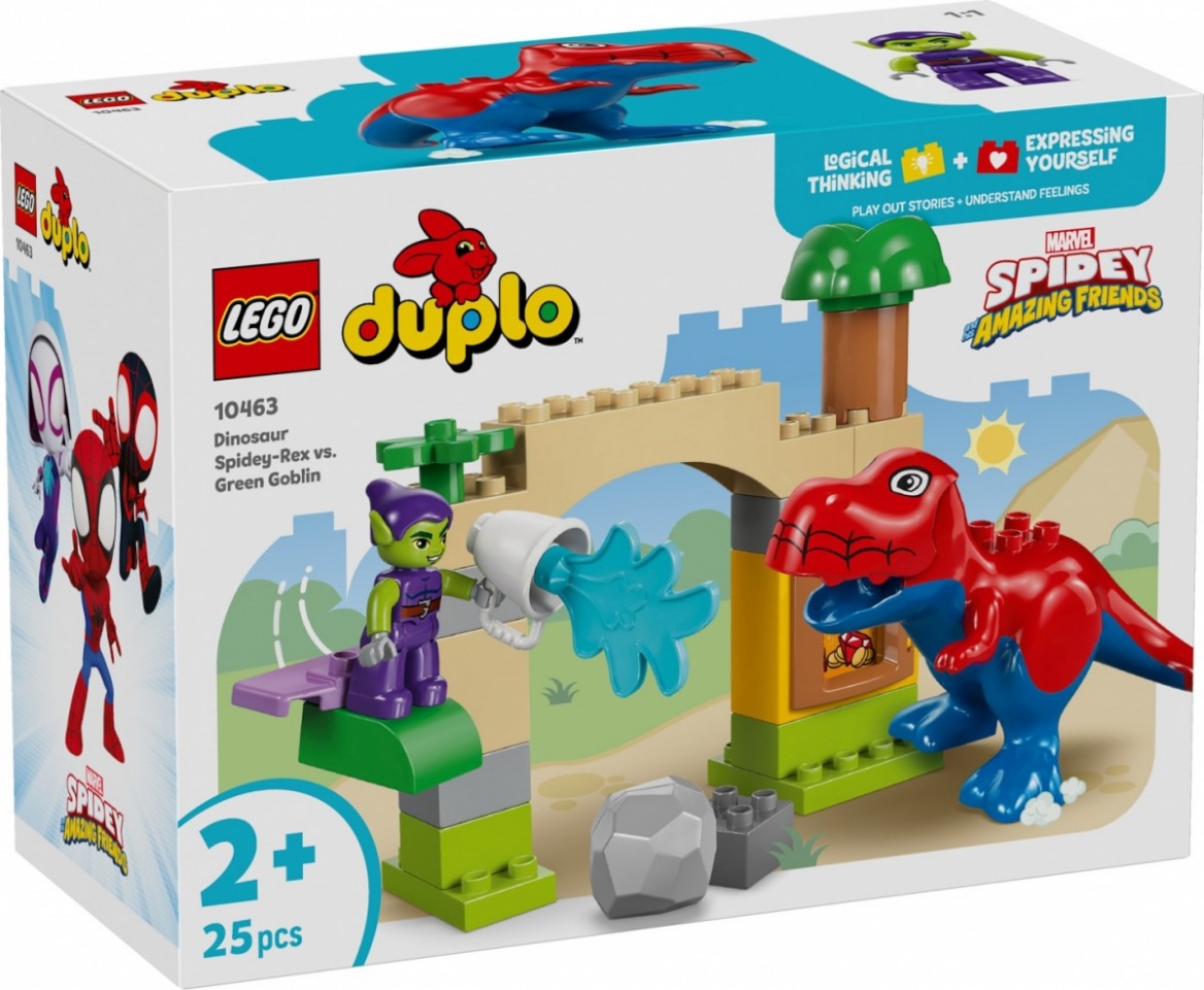 LEGO klotsid 10463 DUPLO Disney Spidey-Rex vs. Green Goblin