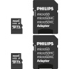 Philips mälukaart microSDXC 2-pakk 64GB Class 10 UHS-I U1 + Adapter