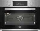 Beko integreeritav kompaktahi BBCM12300X Built-In Compact Oven, roostevaba teras/must