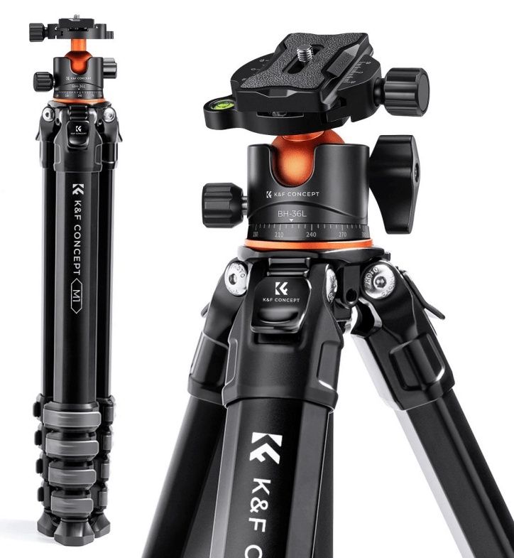 K&F Concept statiiv M1 Tripod with BH-36L Ball Head