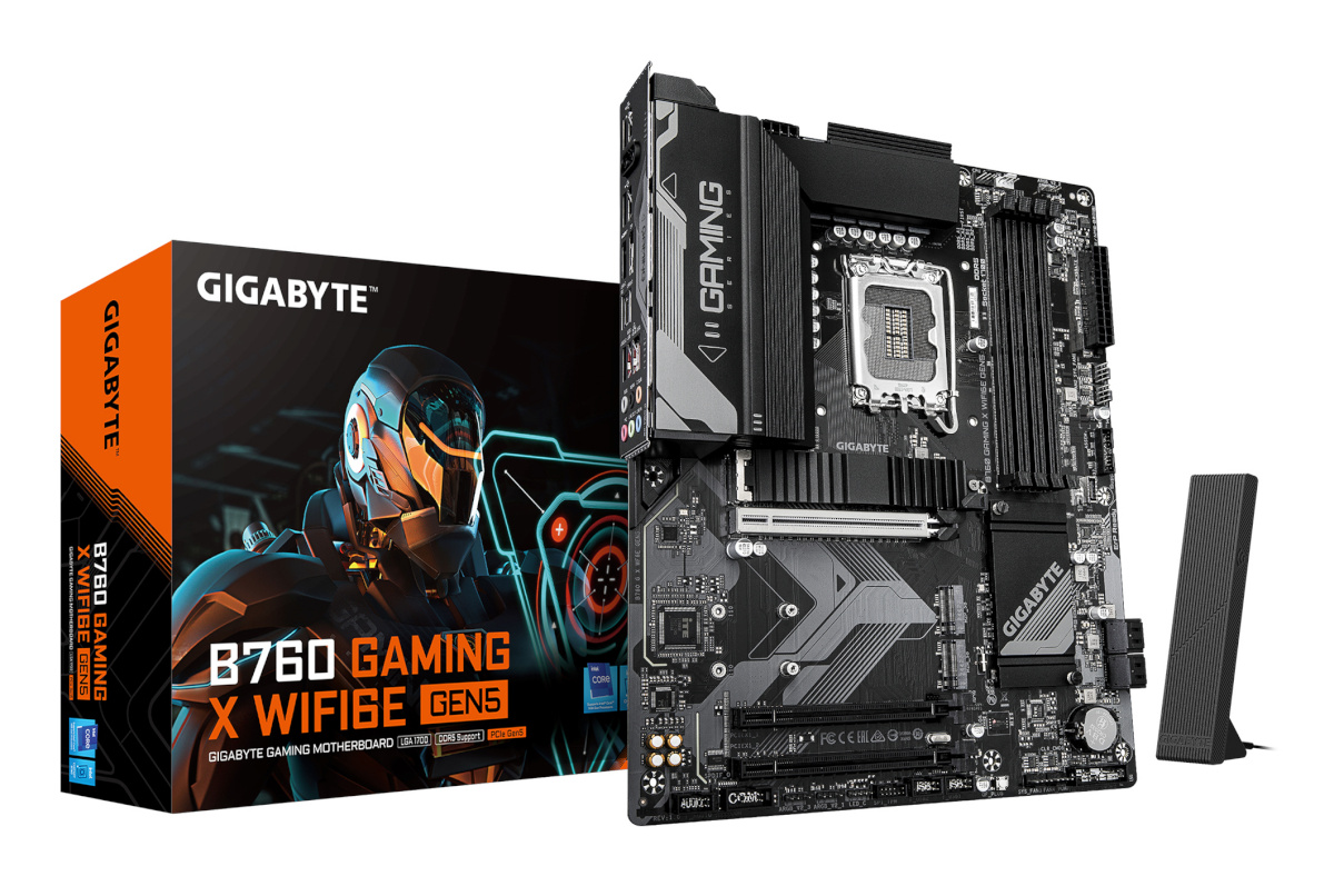 Gigabyte emaplaat B760 Gaming X WiFi6E Gen5 B760,LGA1700, ATX DDR5