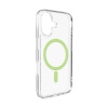 Puro Lite Mag Case Compatible with MagSafe for iPhone 17 - Transparent with Green Ring / iPhone 17