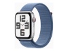 Apple Watch SE GPS + Cellular 44mm hõbedane Aluminium Case with Winter sinine Sport Loop Apple