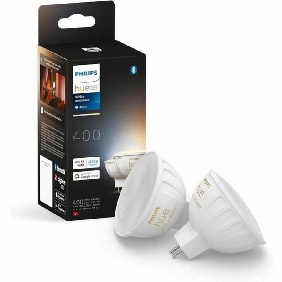 Philips LED pirn valge G 400 lm 2tk (2200K) (6500 K)