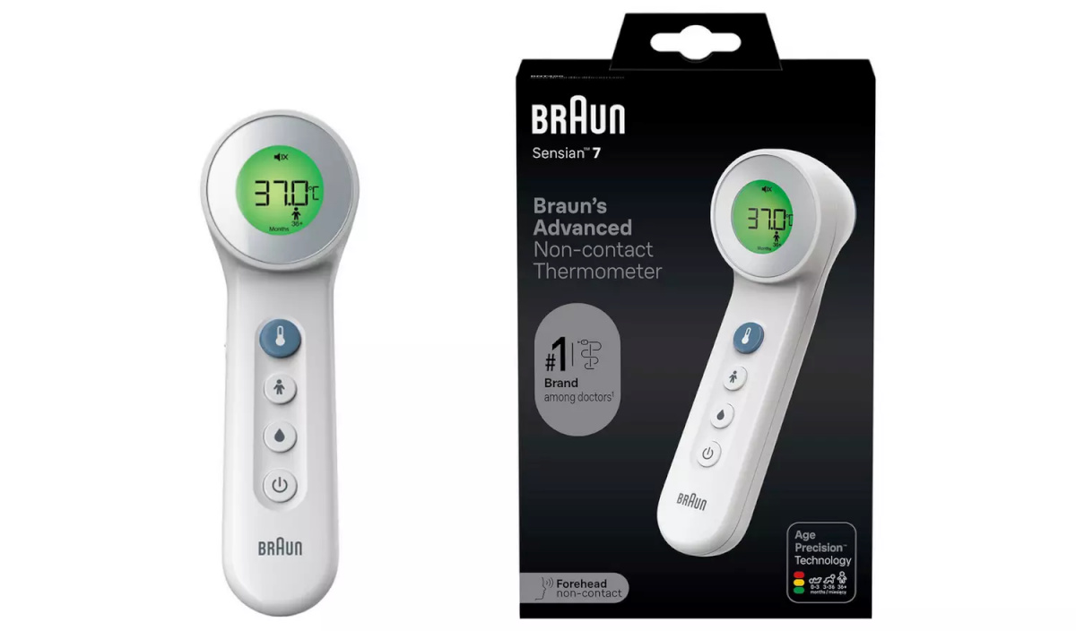 Braun infrapuna kraadiklaas BNT400 Non-Contact Thermometer, valge