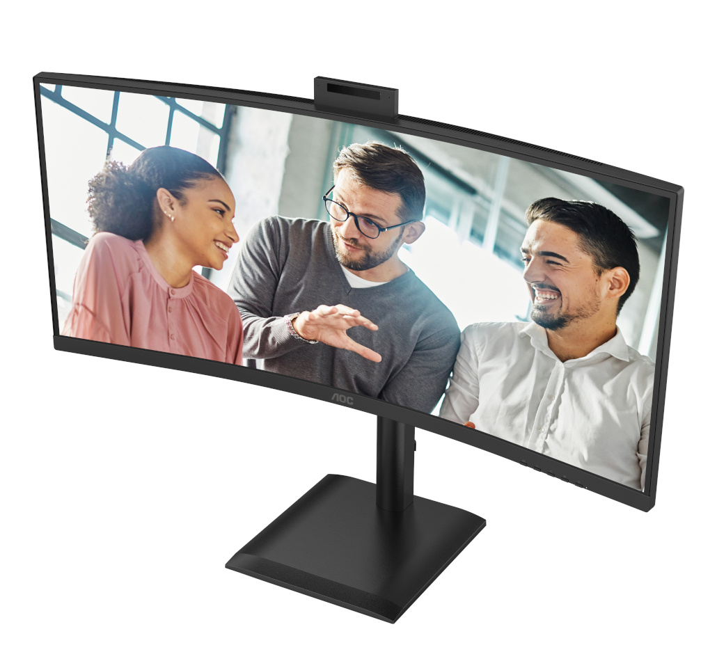 AOC monitor 86,3cm (34") CU34E4CW 21:09 2xHDMI+DP+USB-C+Webc.Curv.