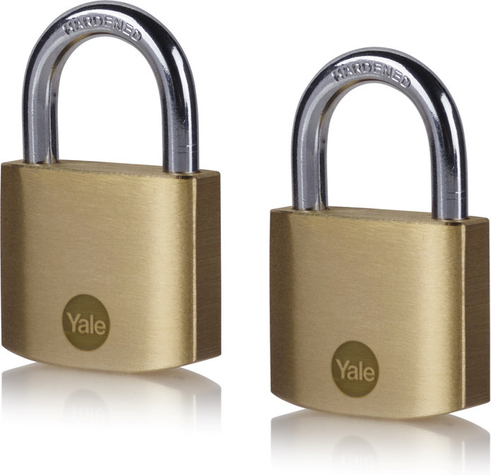 Yale messingist tabalukk, 40 mm, 2 tk.