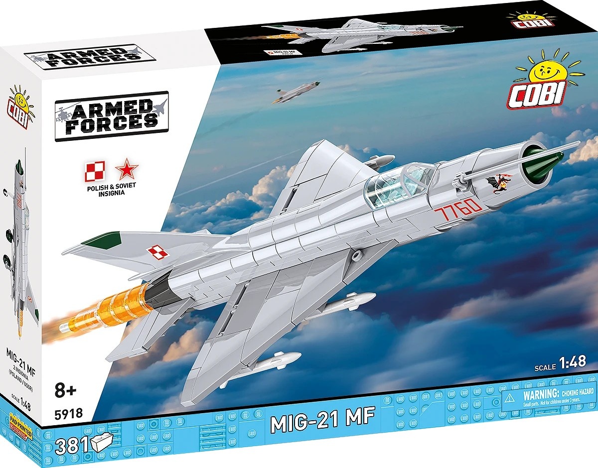 Cobi klotsid Blocks Mig-21 MF 381 blocks