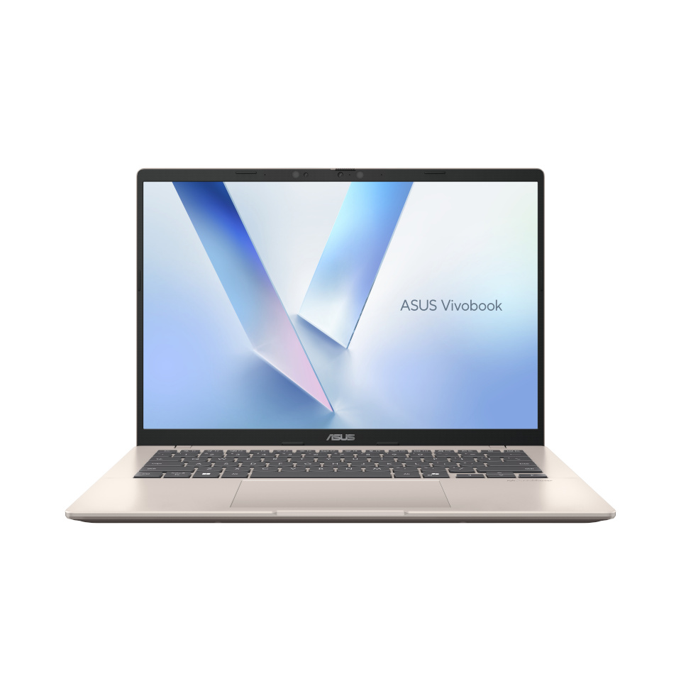 Asus sülearvuti Vivobook 14 X1407QA-LY045W - Snapdragon X1-26-100 | 14" | 16GB | 512GB | Win11 Home | kuldne