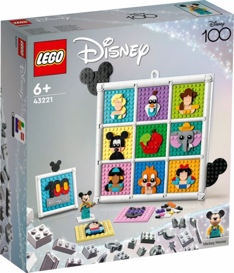 LEGO klotsid Disney 43221 100 Years of Disney Animation Icons