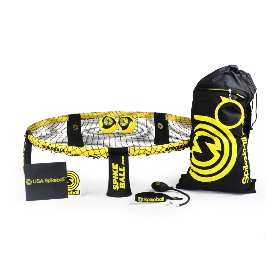 Spikeball õuemäng Pro komplekt, kollane/must