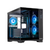Chieftec korpus Visio GM-30B-TG-OP (must, Tempered Glass x 2)
